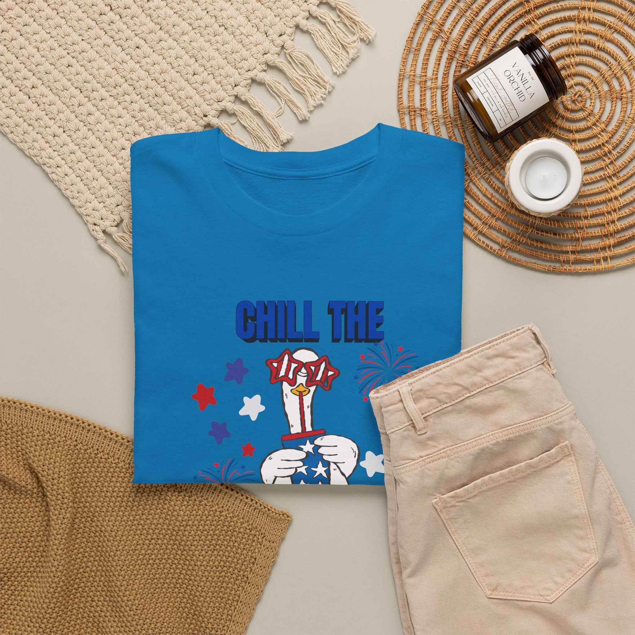 Chill the FOURTH Out - Funny Goose T-Shirt