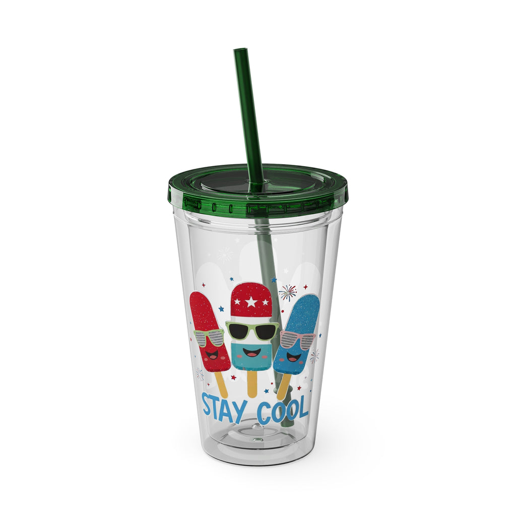 Sunsplash Tumbler with Straw, 16oz