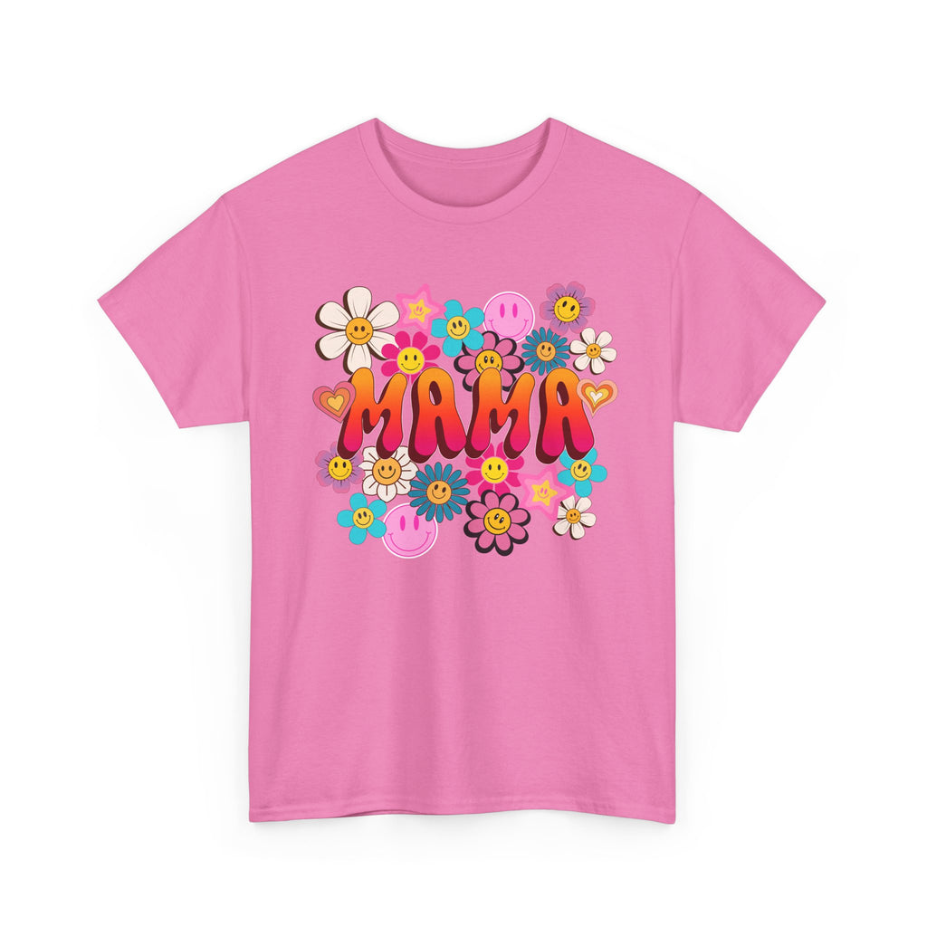 Mama Floral Tee — Retro Cute Flower Mom T‑Shirt
