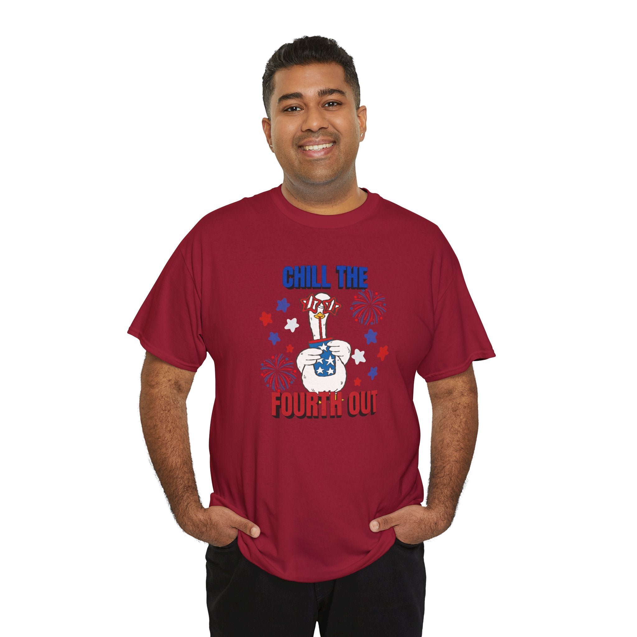 Chill the FOURTH Out - Funny Goose T-Shirt