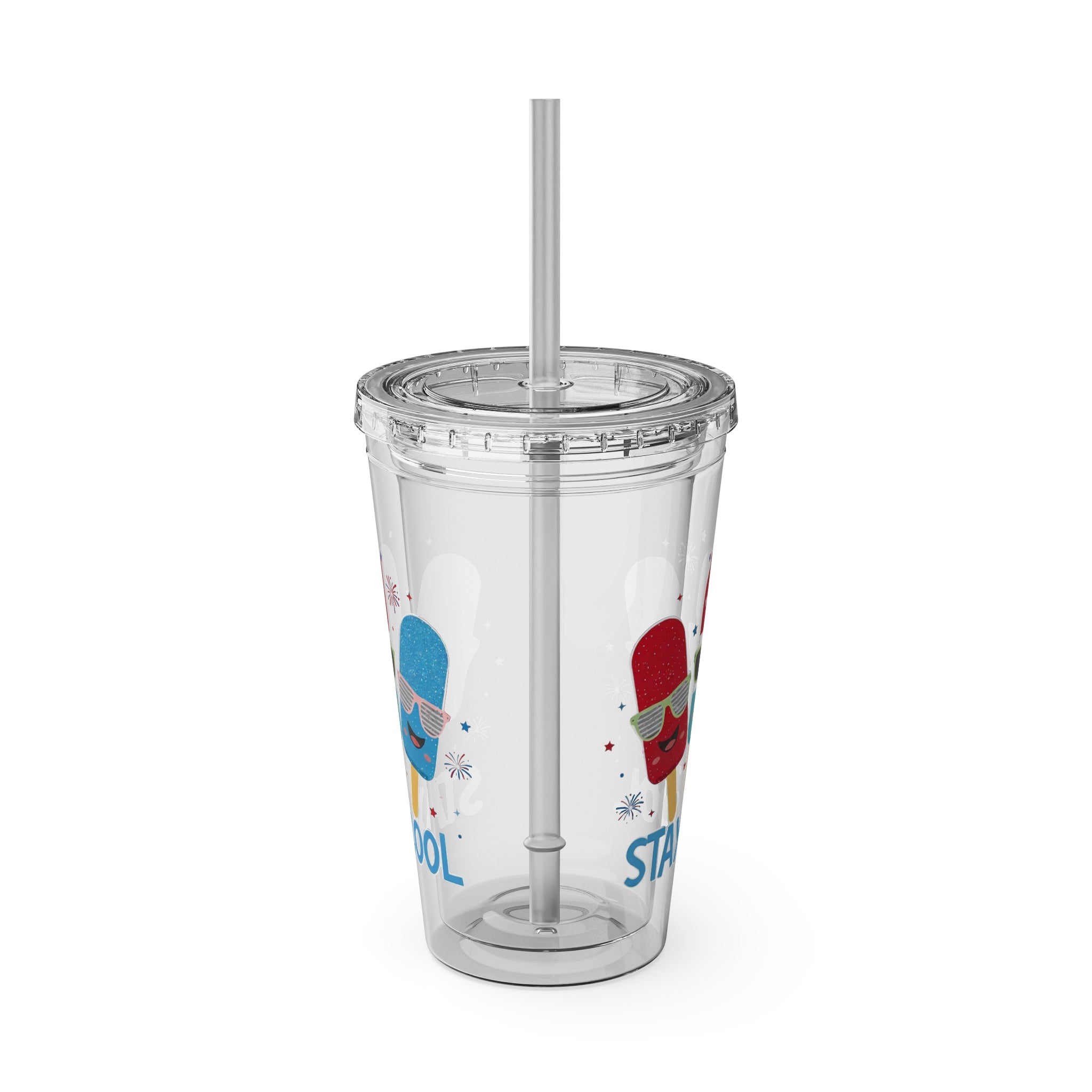 Sunsplash Tumbler with Straw, 16oz