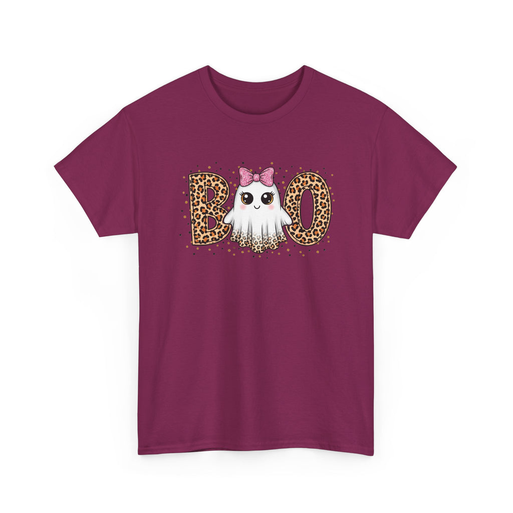 BOO -Cute Ghost Unisex Heavy Cotton Tee